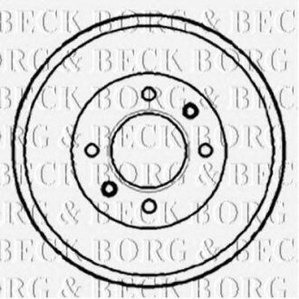 - Гальмівний барабан BORG & BECK bbr7088
