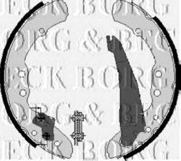 - Гальмівні колодки до барабанів BORG & BECK bbs6212
