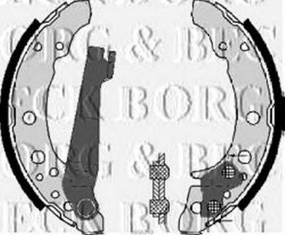 - Тормозные колодки к барабанам BORG & BECK bbs6248