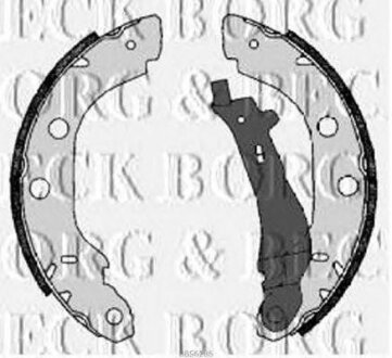 - Гальмівні колодки до барабанів BORG & BECK bbs6286