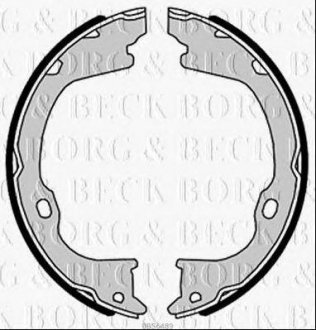 Тормозные колодки барабанные BORG & BECK bbs6489