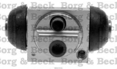 Цилiндр заднiй гальмiвний BORG & BECK bbw1916