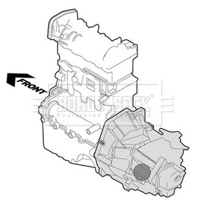 - Опора двигуна Audi A6 BORG & BECK bem4356