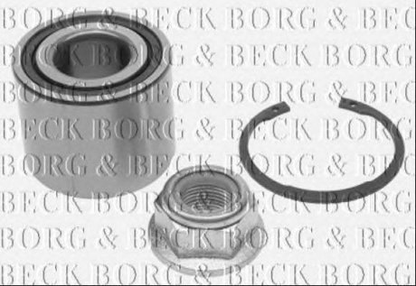 Комплект Подшипника ступици BORG & BECK bwk309