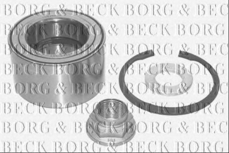 - Комплект підшипника ступиці BORG & BECK bwk799