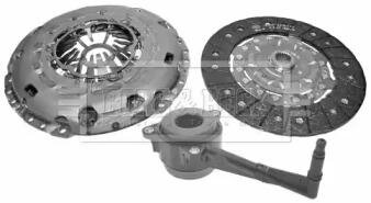 -Комплект зчеплення Volkswagen Passat, Caddy, Jetta, Skoda Octavia, Volkswagen EOS, Skoda Superb, Volkswagen Scirocco, Audi A3, Volkswagen Touran, Golf, Seat Altea BORG & BECK hkt1252