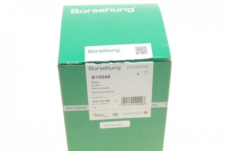 Фільтр масляний VW Touareg 5.0TDI 02-10 (OE VAG) Borsehung b10548