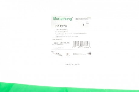 Патрубок интеркулера Borsehung b11973