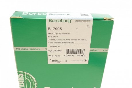 Комплект цепи приводного грм Borsehung b17905