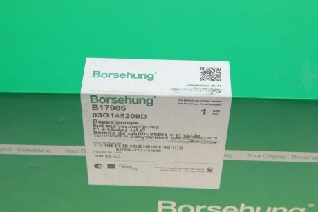Насос тандемний Borsehung b17906