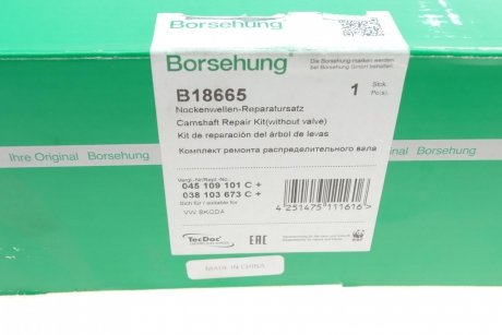 Вал распределительный Комплект Borsehung b18665