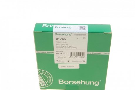 Кільця поршневі VW T5 2.0i 03-15 (82.51mm/STD) (1.2-1.5-2) (OE VAG) Audi 80, 100, Volkswagen Passat, Corrado, Golf, Vento, Seat Toledo, Ibiza, Audi A8, Seat Cordoba, Audi A4 Borsehung b19039