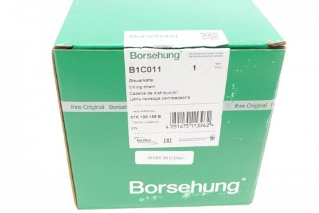 Комплект цепи приводного грм Volkswagen Jetta Borsehung b1C011