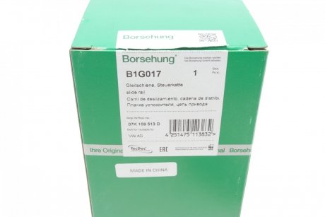 Планка заспокоювача ланцюга ГРМ VW Jetta 2.5 06- (OE VAG) Borsehung b1G017