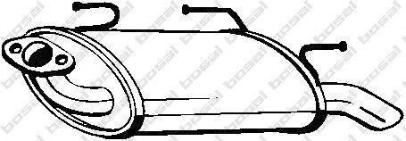 Купить Детали выхлопной системы Nissan Almera BOSAL 145-609 (фото1) подбор по VIN коду, цена 1933 грн.