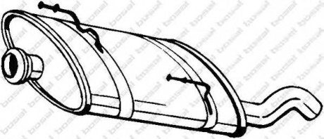 Детали выхлопной системы Peugeot 206 BOSAL 190-873