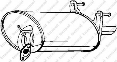 Купить Детали выхлопной системы Toyota Corolla BOSAL 228-427 (фото1) подбор по VIN коду, цена 6534 грн.