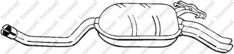 Купить Детали выхлопной системы Mercedes W124 BOSAL 278-179 (фото1) подбор по VIN коду, цена 10572 грн.