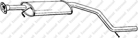 Глушник середня частина FORD MONDEO (00-07) (281-067) Ford Mondeo BOSAL 281067