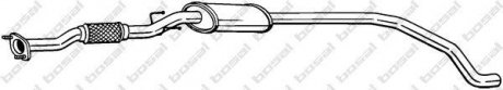Глушник, алюміній. сталь, передн. частина FIAT GRANDE PUNTO (05-) (289-037) BOSAL 289037