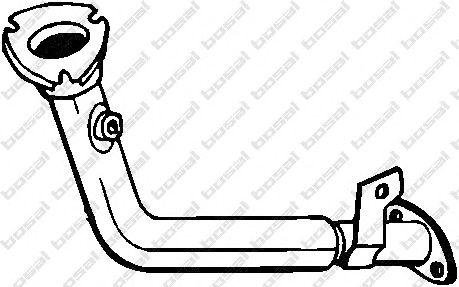 Детали выхлопной системы Peugeot 206 BOSAL 740-355 (фото1)