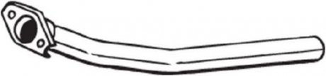 Глушитель, алюм. сталь, средняя часть CITROEN BERLINGO 03- Citroen Berlingo, Peugeot Partner BOSAL 750439 (фото1)
