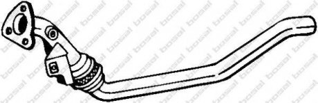 Труба выхлопная AUDI A4 04-08 Audi A4 BOSAL 800-055 (фото1)