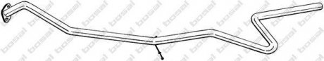 Купить Выхлопная труба Ford Fiesta BOSAL 950-083 (фото1) подбор по VIN коду, цена 3210 грн.