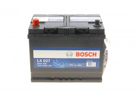 Купить Акумуляторна батарея 75А BOSCH 0 092 L40 270 (фото1) подбор по VIN коду, цена 4786 грн.