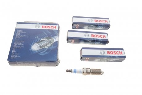 Купити Свічка запалювання (к-кт 4шт) Ford Connect 1.8 16V 02- BOSCH 0 242 229 902 (фото1) підбір по VIN коду, ціна 702 грн.