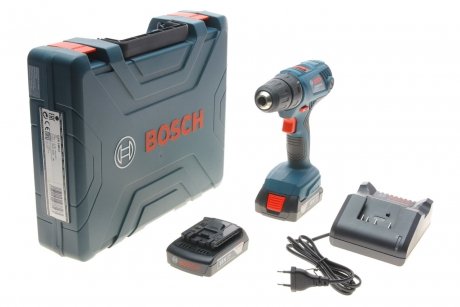 Акумуляторний дриль-шуруповерт (21-54 Nm/18V) I = 0-500 об / II = 0-1900 об. BOSCH 0 601 9F8 109