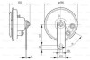 Купити Сигнал автомобіля електричний BMW E21, E12, E28 BOSCH 0986320133 (фото2) підбір по VIN коду, ціна 514 грн.