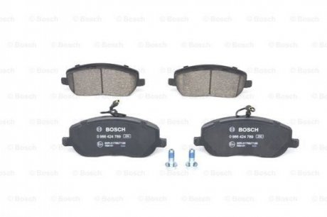 Колодки гальмівні (передні) Citroen C8 02-/Jumpy/Fiat Scudo/Peugeot Expert 95-06/807 02- (+датчики) Citroen C8, Jumpy, Peugeot Expert, Fiat Scudo, Peugeot 807 BOSCH 0 986 424 789