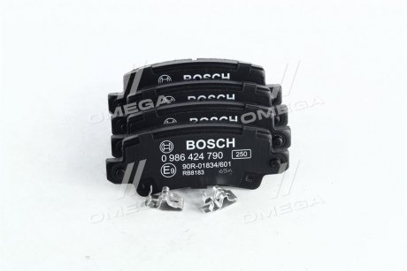 Купить Колодки тормозные Toyota Corolla BOSCH 0 986 424 790 (фото1) подбор по VIN коду, цена 794 грн.