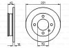 Купить FORD Диск тормозной передний FIESTA 76-89 221 10 8.7 Ford Fiesta BOSCH 0986478068 (фото1) подбор по VIN коду, цена 781 грн.