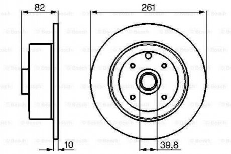 Купити OPEL ДИСК ГАЛЬМIВНИЙ ЗАДНIЙ Kadett E,Vectra A 2.0 87- Opel Kadett, Vectra BOSCH 0986478328 (фото1) підбір по VIN коду, ціна 1607 грн.