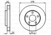 Купить OPEL Диск тормозной передний SINTRA 97 BOSCH 0986478486 (фото1) подбор по VIN коду, цена 1438 грн.