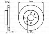 Купить Тормозной диск Nissan Sunny BOSCH 0986478533 (фото1) подбор по VIN коду, цена 1431 грн.