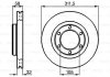 Купить Диск тормозной Toyota Land Cruiser BOSCH 0986478580 (фото1) подбор по VIN коду, цена 1851 грн.