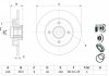 Купить Диск тормозной задн (c подш, с кольцом ABS) Citroen C3,C4 Peugeot 207,307 (249*9) Citroen DS3, C4, C3, Peugeot 208, 307, 207, 2008 BOSCH 0986479275 (фото5) подбор по VIN коду, цена 3965 грн.