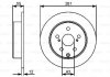 Купити Гальмівний диск Toyota Rav-4 BOSCH 0986479419 (фото1) підбір по VIN коду, ціна 1539 грн.