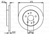 Купити Гальмівний диск Daihatsu Terios BOSCH 0 986 479 432 (фото1) підбір по VIN коду, ціна 1128 грн.