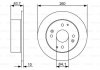 Купить Диск тормозной Honda Accord BOSCH 0 986 479 504 (фото1) подбор по VIN коду, цена 1177 грн.