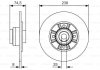 Купить Тормозной диск Renault Clio BOSCH 0986479760 (фото1) подбор по VIN коду, цена 3178 грн.