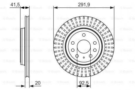 Тормозной диск – замена на 0986479142 Fiat Croma, Opel Vectra BOSCH 0986479950