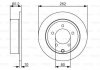 Купити Диск гальмівний (задній) Jeep Compass/Patriot 06-/Dodge Caliber 06- (262х10) Dodge Avenger, Jeep Compass, Patriot, Dodge Caliber BOSCH 0 986 479 A39 (фото1) підбір по VIN коду, ціна 1194 грн.