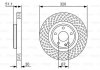 Купити Диск гальмівний Mercedes W246, CLA-Class, W176, GLA-Class BOSCH 0986479A59 (фото1) підбір по VIN коду, ціна 2176 грн.