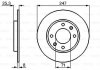 Купити Диск гальмівний (задній) Citroen Saxo/Xsara/Peugeot 106/206/306 91- (247x8) Peugeot 306, Citroen Xsara, Peugeot 206, 207 BOSCH 0 986 479 B35 (фото6) підбір по VIN коду, ціна 865 грн.