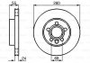 Купить ДИСК тормозной передний COATED Volkswagen Transporter BOSCH 0 986 479 B50 (фото6) подбор по VIN коду, цена 1660 грн.