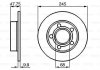 Купити Диск гальмівний (задній) Audi A4/VW Passat 95-05 (245x10) Audi A4, Volkswagen Passat, Audi A6 BOSCH 0 986 479 B56 (фото6) підбір по VIN коду, ціна 1157 грн.